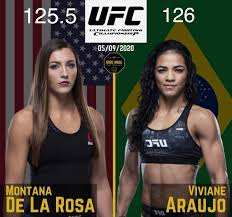 Maybe you would like to learn more about one of these? Montana De La Rosa 125 5 Vs Viviane Araujo 126 Wmma