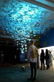 Artist S Mother Inspires Beautiful Butterfly Installation Instalaciones Arte Imagenes Abstractas Arte