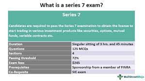 Series 7 Exam - Requirements, Structure, License Cost