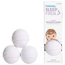 It comes with a nonslip cleansing pouch, so it's easier for kids to hold while scrubbing. Frida Baby Sleepfrida The Natural Vapor Bath Bombs