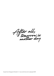 Purchase Tomorrow Is Another Day Poster Online Dearsam Com