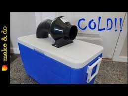 Don't spend another day sweltering in the summer heat. Homemade Portable Air Conditioner Diy Runs On 120 Volt Or 12 Volt Youtube