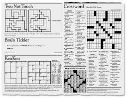 Press make my crossword puzzle! to generate a crossword puzzle using as many of the clues as possible. More Puzzles To Pass The Time The New York Times