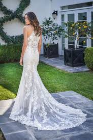 Romantic Lace Fit And Flare Wedding Dress In 2020 Jasmine Bridal Wedding Dresses Fit And Flare Wedding Dress