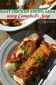 These are the best chicken enchiladas! Campbell S Cream Of Chicken Enchiladas