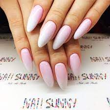 Plus, the combination of white and pink makes this design extra playful! Matte Almond White Acrylic Nails Matte
