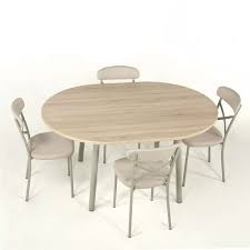 Inspiré des mythes bretons du roi arthur et de la table ronde, il donne vie à yvain, un chevalier qui a choisi l'aventure à l'amour. Table De Cuisine Ronde Extensible En Stratifie Elli 4 Pieds Com