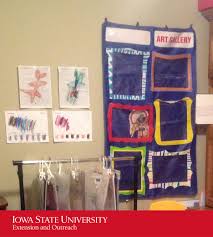 Display Display Children S Work In A Hanging Art Gallery Placed At Children S Eye Level Children Will F Family Child Care Iowa State University Preschool Art