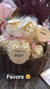 Ready To Pop Diy Baby Shower Ideas For A Girl Baby Shower Treats Simple Baby Shower Baby Shower Party Favors