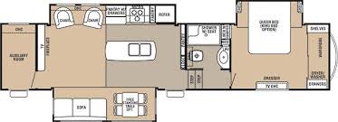 Cedar Creek Fifth Wheel By Forest River Fifth Wheel Campers Rv Floor Plans Campers For Sale