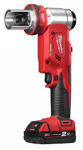 Clamping elements with gripping arm. Milwaukee Hydraulic Cordless Hole Punch With Matrices M18hkp Set