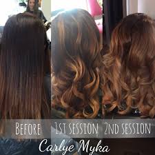 going blonde takes time check out the progression here how her hair has remained in tact with the balayage technique i m able to going blonde her hair hair