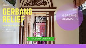 Dan berikut ini adalah beberapa cara memilih model gerbang rumah minimalis yang tepat sesuai kebutuhan serta dekorasi rumah. Dekorasi Gerbang Rumah Minimalis Modern Ukiran Relief Kaligrafi Arab Youtube