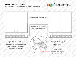 And for the record, i only install them on the light bar if and only if, the back splash is not glass tile. How To Install Led Strips Under Your Cabinets Led Montreal