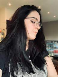 In this case, your hair isn't a true black, but the difference is more a question of semantics. Decided Yesterday On A Whim To Dye My Hair Black The Red From My Previous Colour Is Resisting To Go But I Love It Either Way Hair