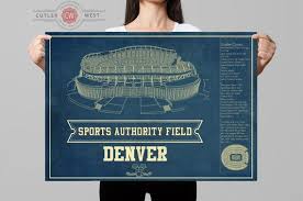 Denver Broncos Vintage Sports Authority Field Seating Chart