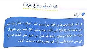 اللغة العربية بوربوينت درس كان وأخواتها للصف الخامس مع الإجابات ملفاتي