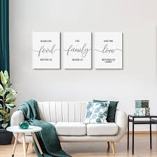 5 out of 5 stars. Blessed Food Love Between Us Motivational Quote Posters And Prints Canvas Painting For Living Room Wall Art Framed Ready To Hang Nordic Wall Decor