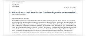 Anders als beim teilzeitstudium ist ein duales studium dadurch. Bewerbung Duales Studium Muster Tipps Von Profis