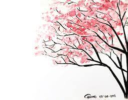 Cherry Blossom By Cappuchinnopony On Deviantart Cherry Blossom Painting Cherry Blossom Art Cherry Blossom Drawing