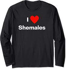 Amazon.com: I love shemales. With a red heart Long Sleeve T-Shirt :  Clothing, Shoes & Jewelry