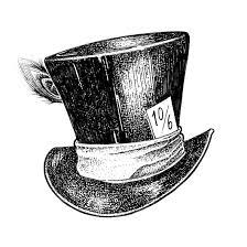 Hand Drawn Mad Hatter S Infamous Hat By Laura Scribbles Illustration Illustrator Draw Drawing Handd Mad Hatter Tattoo Mad Hatter Drawing Wonderland Tattoo