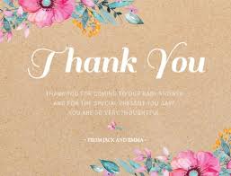 Start designing your own now! Baby Shower Thank You Cards Paperlust