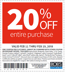 3 active dick's sporting goods voucher codes & coupons. Bobs Stores February 2021 Coupons And Promo Codes