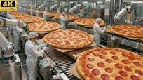 Modern Pizza Factory: High-Speed Production Line Revealed (Full Process)