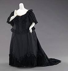 A magnificent light blue silk 1860s crinoline two piece evening gown. Victorian Fashion Wikipedia