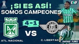 Match ends, libertad 1, atlético nacional 0. Tzrjs Npdoeoom