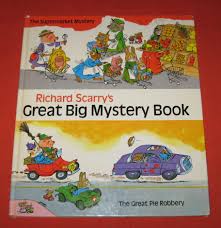 Richard scarry's books have been delighting children with a complete sketch of busy town. Richard Scarry S Great Big Mystery Book The Supermarket Mystery The Great Pie Robbery Scarry Richard Books Amazon Ca