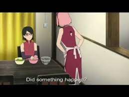 Sarada and sakura talk about Naruto - YouTube
