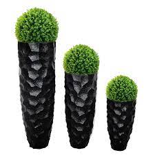 The cement barn cast many styles of concrete planters that are made to last, these planters will not blow over and are designed to withstand outdoor element. Simple Matt Black Modern Indoor Outdoor Cement Large Planters Garden Decoration Concrete Flower Pots Buy Matt Black Flower Pots Concrete Planters Cement Planters Product On Alibaba Com