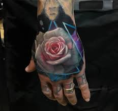 Rose Hand Tattoo Rose Hand Tattoo Hand Tattoos Rose Tattoos