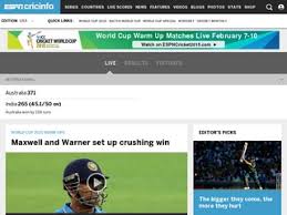 Check spelling or type a new query. Espn Cricinfo Live Score Ball By Ball Coverage India Score Ranking Fantasy More