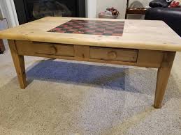 28 by your side table. Fun Checkerboard Coffee Game Table Amazing Minnetrista Moving Sale K Bid