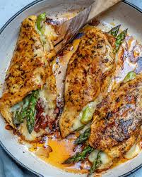 A whole chicken can be cooked whole but if you want to fry it or use it for a recipe calling for pieces, the whole chicken will have to be cut up first. Easy Asparagus Stuffed Chicken Breast Recipe Healthy Fitness Meals