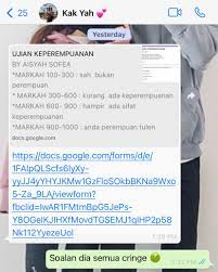 Ujian keperempuanan by aisyah sofea / ujian keperempuanan ujian keperempuanan link link ujian editor docs google form tondanoweb com ujian ini mengandungi 50 soalan dipilih secara. Ujian Keperempuanan Panduan Ujian Kelayakan Calon Guru Ukcg Pismp Ipg Ribuan Gambar Baru Setiap Hari Sepenuhnya Gratis Untuk Digunakan Video Dan Gambar Berkualitas Tinggi Dari Pexels The Trendings