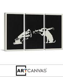 Black And White Rocket Black White Hmv Rocket Dog Canvas Art Canvas Art Prints Art