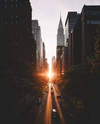 Wallpaper City Buildings Cityscape Sunrise New York City Chrysler Building Sunset City Sunrise City New York Wallpaper