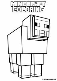 Minecraft Coloring App Printables Fpsxgames Minecraft Coloring Pages Minecraft Sheep Coloring Pages