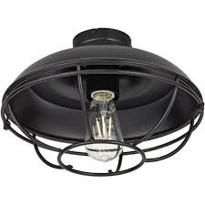 Universal led ceiling fan light kit by hampton bay. Franklin Park Matte Black Damp Rated Led Ceiling Fan Light Kit Target
