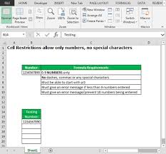 It must contain at least one character that is not a letter, such as a digit. How To Restrict Special Character And Allow Only Numbers