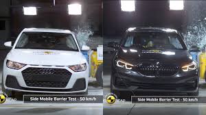 Crashworthiness — how well a vehicle protects its occupants in a crash — and crash avoidance and mitigation — technology that can prevent a crash or lessen its severity. 2020 Audi A1 Vs Bmw 1 Series Crash Test Euro Ncap Rating Youtube