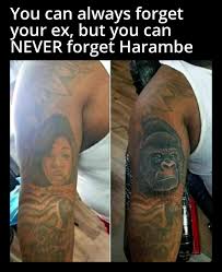 Tattoo Improved Harambe The Gorilla Know Your Meme