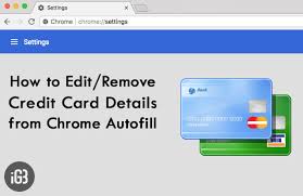 How can i remove my credit card from my iphone. How To Edit Or Remove Credit Card Information From Chrome Autofill Igeeksblog