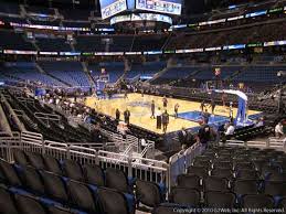 amway center seat views section by section