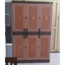 Jika ingin model lemari yang unik, bentuk segitiga ini bisa dijadikan pilihan. Lemari Plastik Luxury Tabitha 3 Pintu Full Rak Gantung Promo Harga Shopee Indonesia