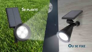 Une gamme de spots immense pour votre jardin. Projecteur Spot Solaire Led D Exterieur Garden Led Beesolar